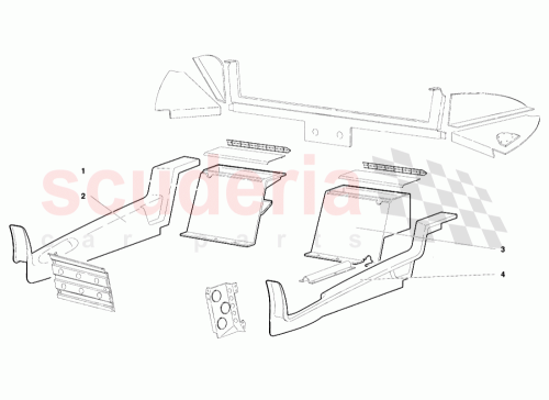 Part Diagram for Lamborghini 009458387