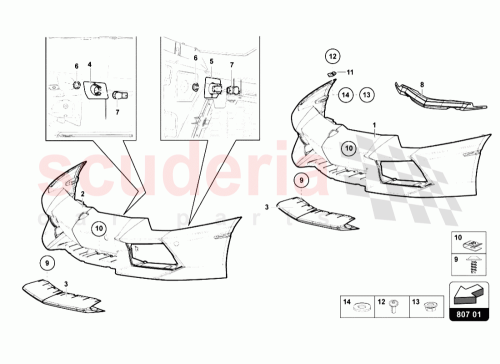 Part Diagram for Lamborghini 470919291A