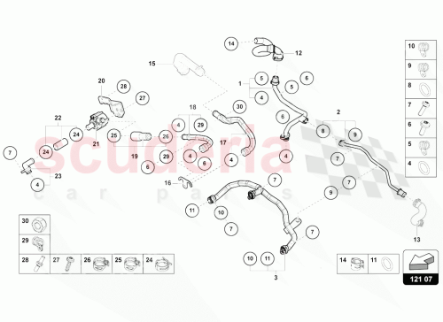 Part Diagram for Lamborghini 0P2121089