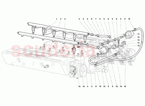 Part Diagram for Lamborghini 001633721