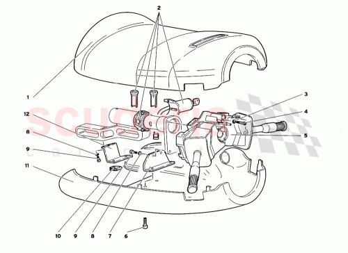 Part Diagram for Lamborghini 009914311