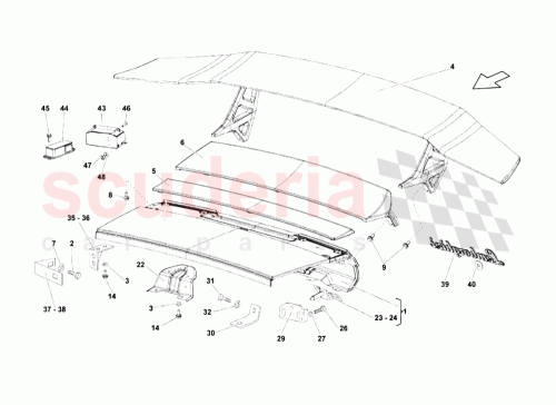 Part Diagram for Lamborghini 410980543