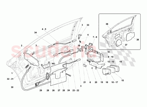 Part Diagram for Lamborghini 410867253
