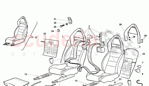 Part Diagram for Lamborghini 410881091B