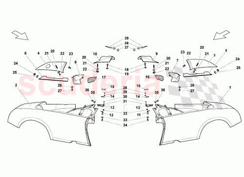 Part Diagram for Lamborghini N01100412