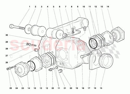 Part Diagram for Lamborghini 002325400