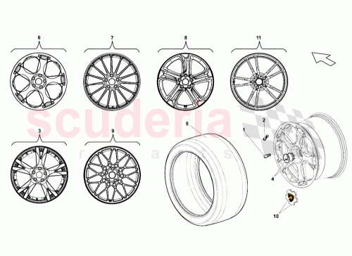 Part Diagram for Lamborghini 400601017CB