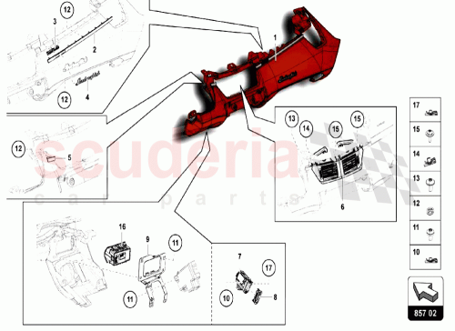 Part Diagram for Lamborghini 471857922P