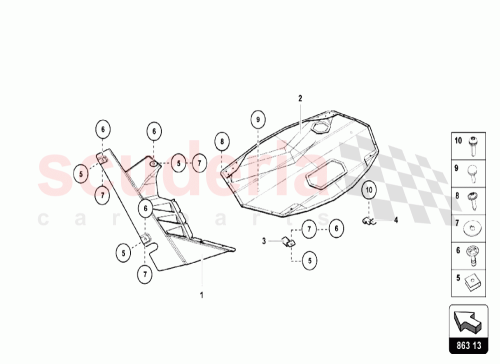 Part Diagram for Lamborghini 470103550A
