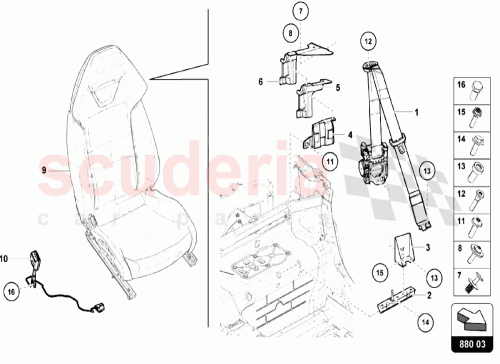 Part Diagram for Lamborghini N91075801
