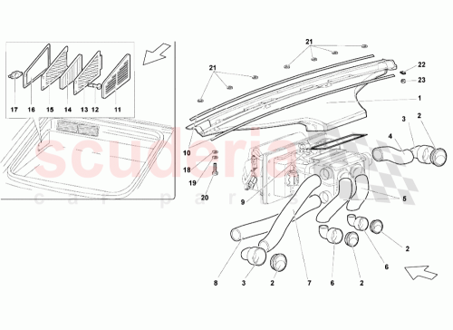 Part Diagram for Lamborghini 410805395
