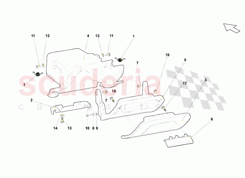 Part Diagram for Lamborghini 400857364