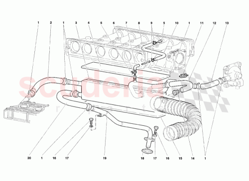 Part Diagram for Lamborghini 001333773