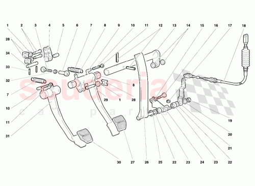 Part Diagram for Lamborghini 004234374
