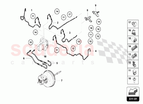 Part Diagram for Lamborghini 4T0614724E