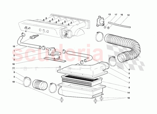 Part Diagram for Lamborghini 001331361