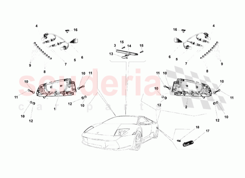 Part Diagram for Lamborghini N90054401