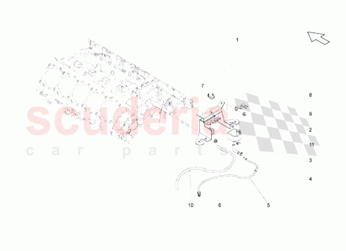 Part Diagram for Lamborghini 07L905389B