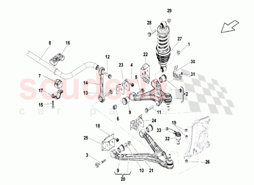 Part Diagram for Lamborghini 400407506J