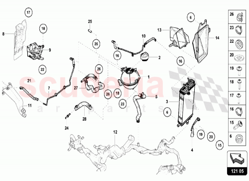 Part Diagram for Lamborghini N91184901
