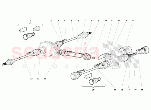 Part Diagram for Lamborghini 008411011