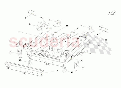 Part Diagram for Lamborghini 407805697