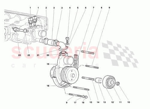 Part Diagram for Lamborghini 001724221
