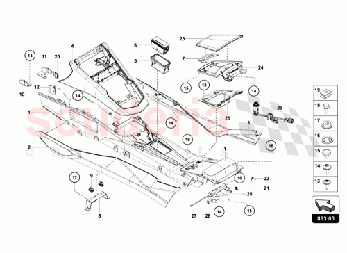 Part Diagram for Lamborghini 472863849