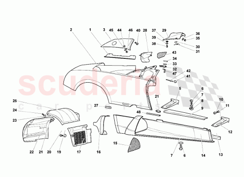 Part Diagram for Lamborghini 410810982