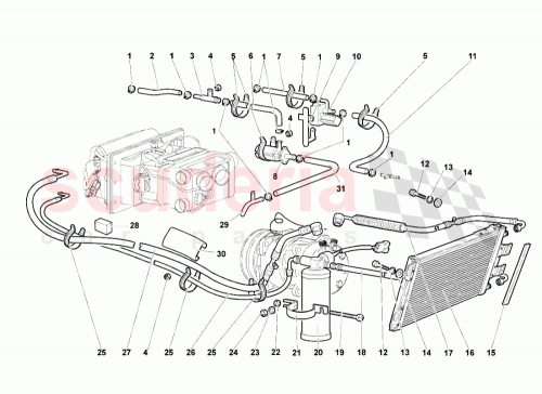 Part Diagram for Lamborghini 410819159
