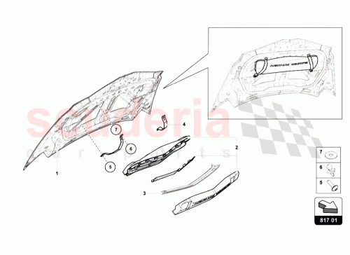 Part Diagram for Lamborghini 475817531A