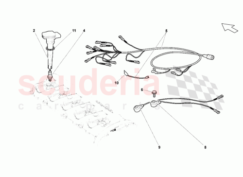 Part Diagram for Lamborghini 0R1400524