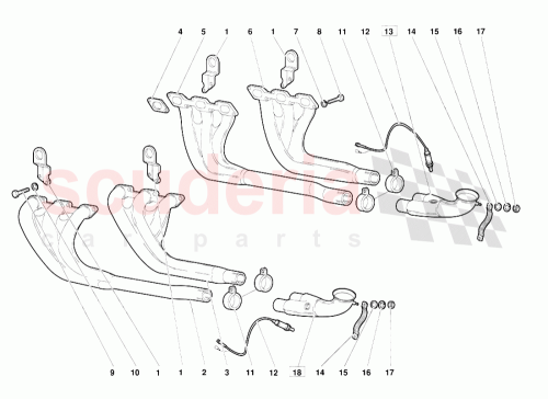 Part Diagram for Lamborghini 004431306