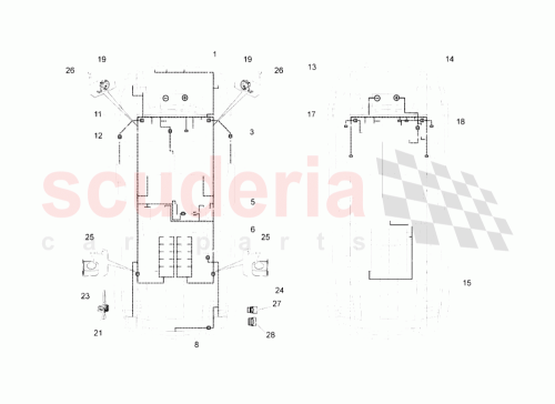 Part Diagram for Lamborghini 3D0973703