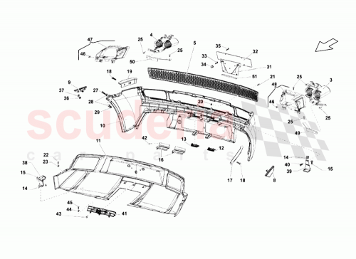 Part Diagram for Lamborghini 400807497C