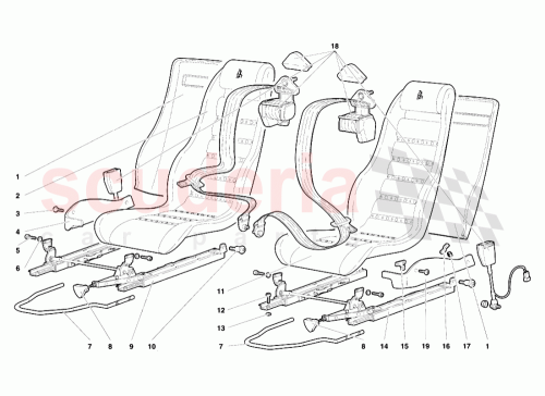 Part Diagram for Lamborghini 009435207