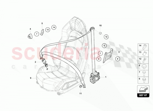 Part Diagram for Lamborghini N98926801