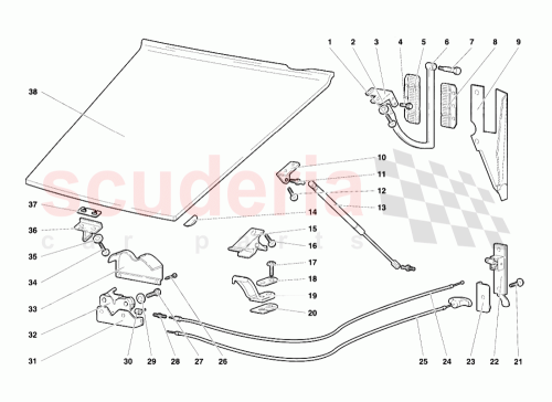 Part Diagram for Lamborghini 009459106