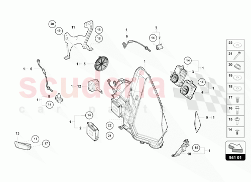 Part Diagram for Lamborghini 470941121A