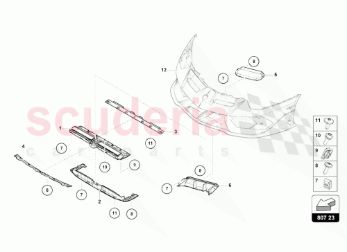 Part Diagram for Lamborghini 470807450