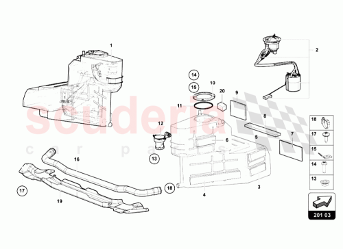 Part Diagram for Lamborghini 470201615C