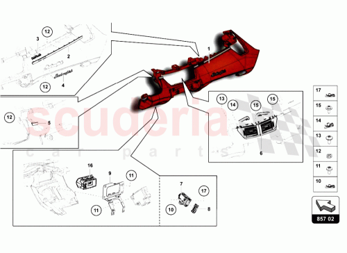 Part Diagram for Lamborghini 475941530A