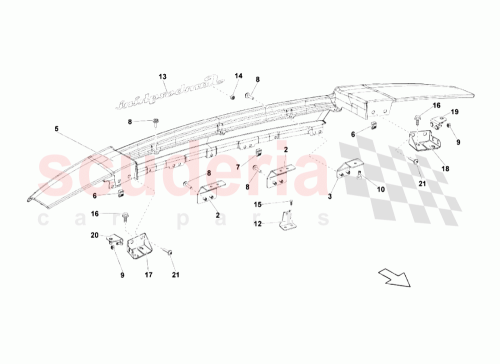 Part Diagram for Lamborghini 407864487B