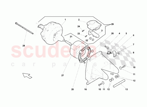 Part Diagram for Lamborghini N91087301