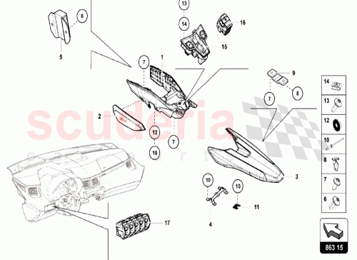 Part Diagram for Lamborghini 470863667H
