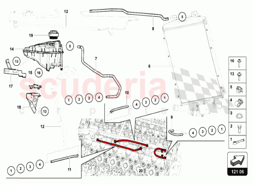 Part Diagram for Lamborghini 07M103224A