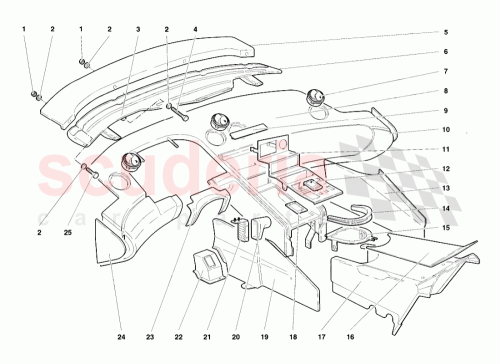 Part Diagram for Lamborghini 009958607