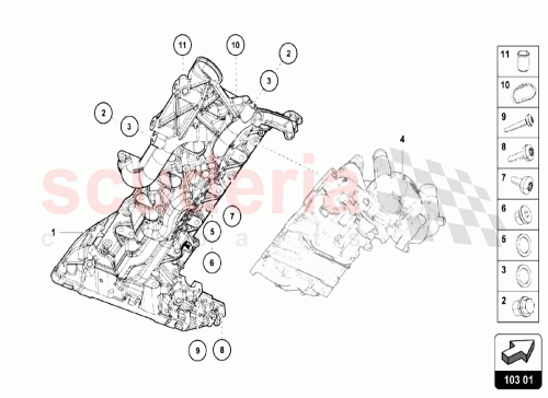 Part Diagram for Lamborghini N0160293