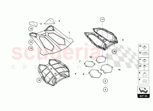 Part Diagram for Lamborghini 475827025