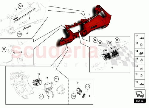 Part Diagram for Lamborghini 471857922N